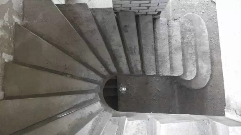 Бетонные монолитные лестницы 3